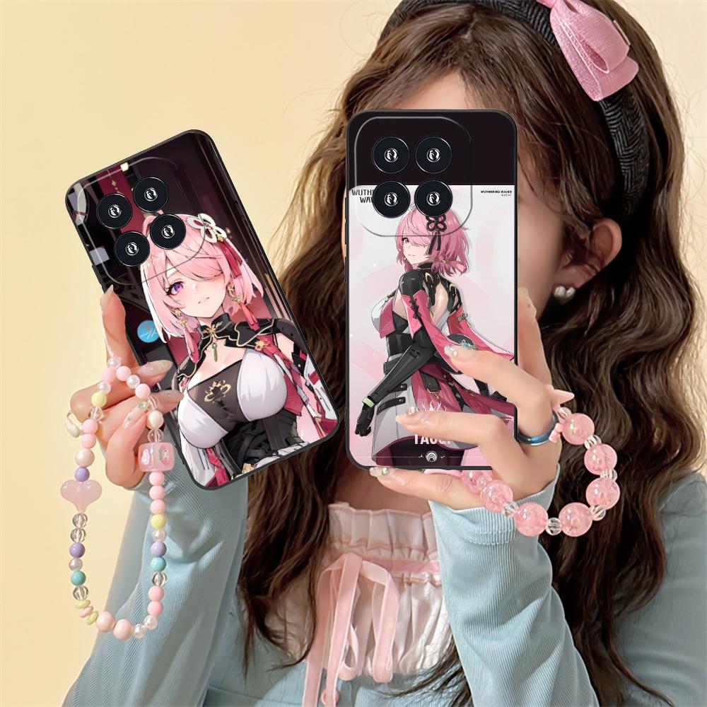 Wuthering Waves Taoqi Mobile Phone Case for Xiaomi 15 14 13 12 Mi 11 T Ultra Lite Pro S X 5G Colorful Printing Cover Cover