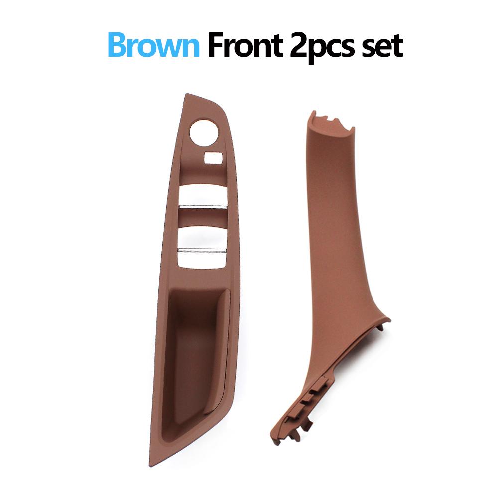 LHD Car Interior Armrest Door Handle Panel Inside Trim Cover Set For BMW 5 Series F10 F11 F18 520i 523i 525i 528i 535i