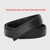 Men's Premium Cowhide Leather Belt with Automatic Pin Buckle