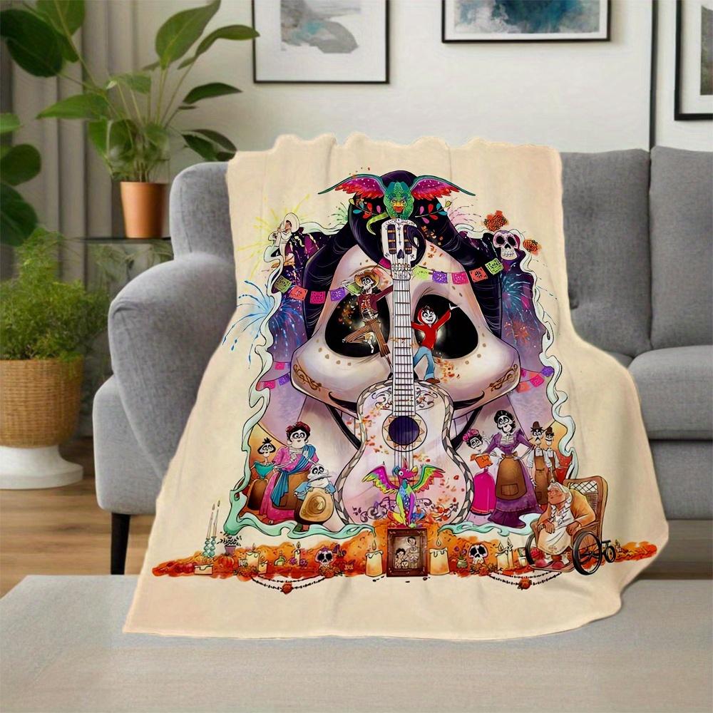 1pc, Coco Miguel Blankets for Outdoor, Living Room, Travel, Camping, Car Blankets