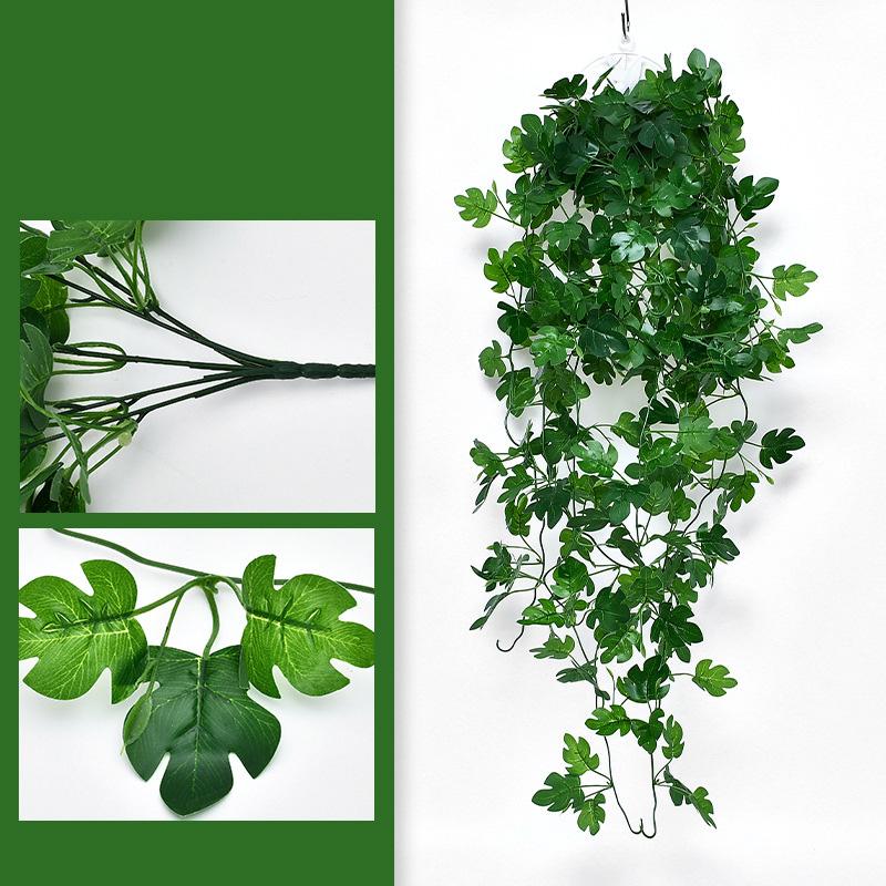 1PC Wand Hängen Pflanzen Künstliche Pflanzen Hängen Pflanzen Zweig Garten Hochzeit Decor