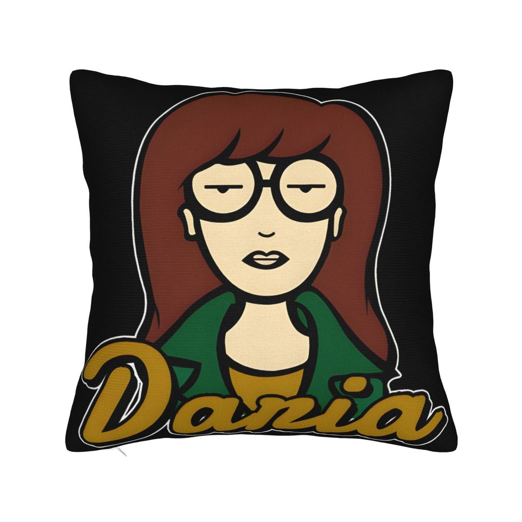 Sick Sad World Pastel Darias 90s MTV Beavis Square Pillow Case  Cushion Covers Customized Decor Pillowcase for Sofa 45x45cm