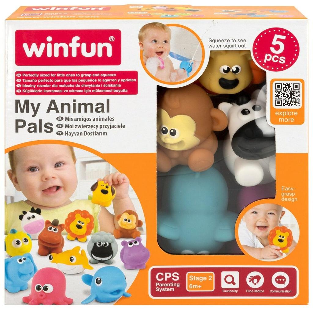 Set of Farm Animals Winfun 7 X 6.5 X 4 Cm (12 Units)