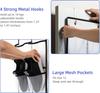 14/35 Pockets Over The Door Shoe Rack Large Mesh Pockets With 4 Hooks for Closet Hanging Shoe Rack Holder Hanger Storage Bag