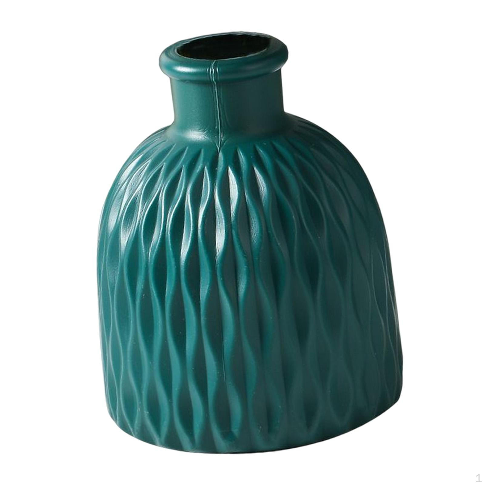 Элегантный набор керамических цветочных ваз для домашнего декора синий