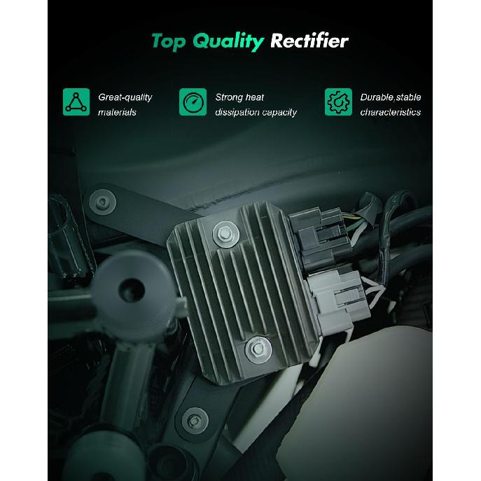 SCITOO Voltage Regulator Rectifier 2004 for Polaris ATP 500 2003 for Polaris Magnum 500 Scrambler 500 2003-2004 for Polaris Sportsman 400