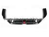 Tenth Gen Civic Exhaust Pipe Spoiler with Lights & Carbon Fiber Front Lip Body Kit