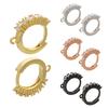 ZHUKOU Brass Gold Earring Hooks Accessories Crystal stud earrings hook for handmade Earrings Jewelry Making VE94