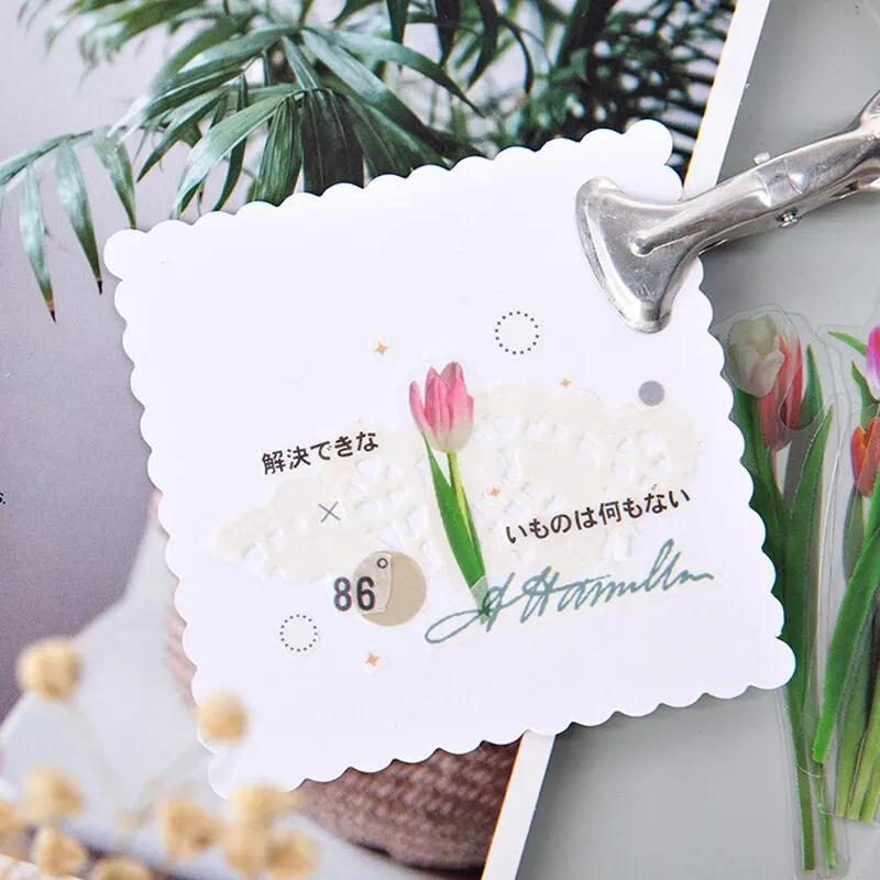 40pcs Flowers Stickers Daisy Deco for Junk Journal Stationery Supplies Stickers Junk Journals Scrapbooking Stickers