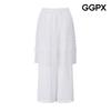 Lace Skirt Layered Banding Pants Gq6pt021f