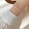 Silver Color Irregular Geometric Small Square Beaded Bracelet for Women Girl Simple Korean Jewelry Birthday Gift Dropshipping