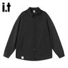 Izzue Men's Casual Long Sleeve Workwear Shirt