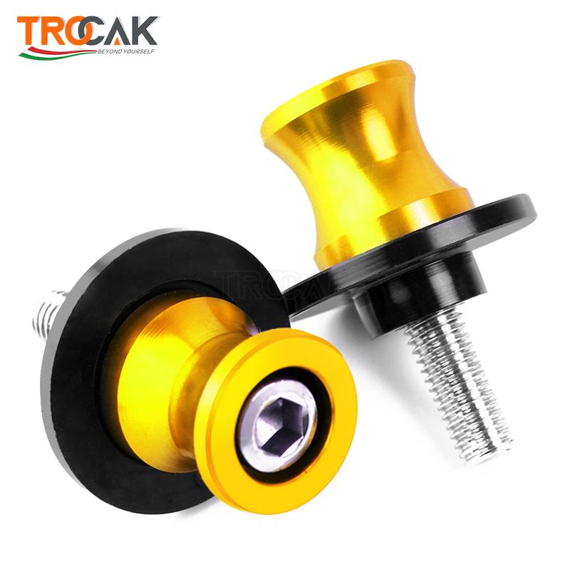 For Suzuki GSXR 1000 750 600 K1 K2 K3 K4 K5 K6 K7 K8 K9 K11 Motorcycle Swingarm Spools 8MM Stand Screws M8 Aluminum Accessories