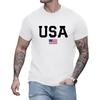 Mens USA Shirt American Flag Patriotic Graphic T Shirt