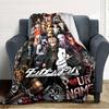 Name Custom Dangan Ronpa Anime Print Flannel Blanket High Quality Warm Comfortable Cover for All Seasons Perfect for Gifts Home Decor
