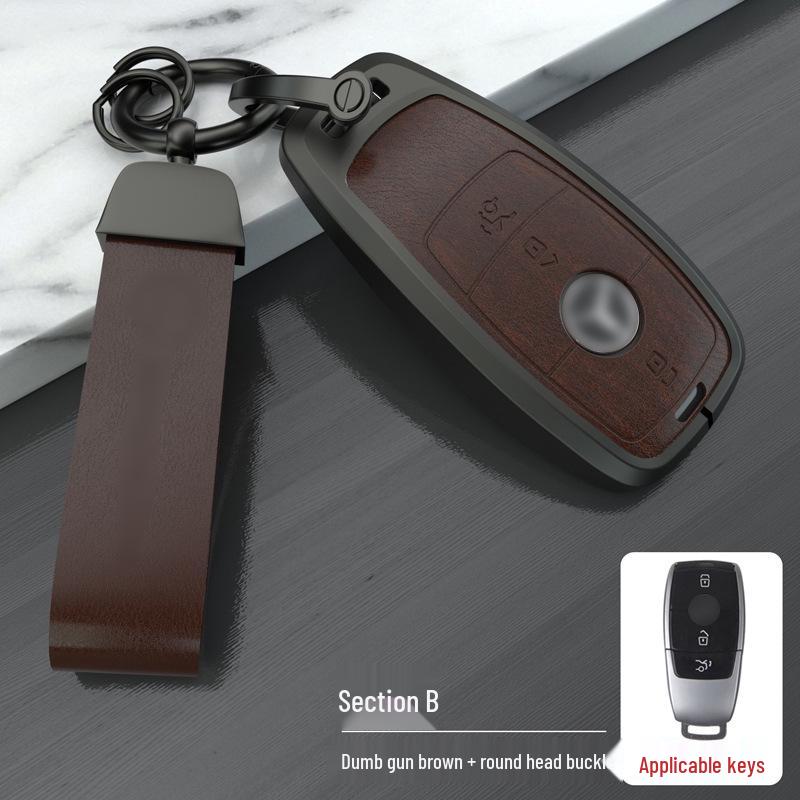 Mercedes Key Fob Protective Case: Fits E300L, C260L, A200L, GLC300L, GLE, and C200L Models