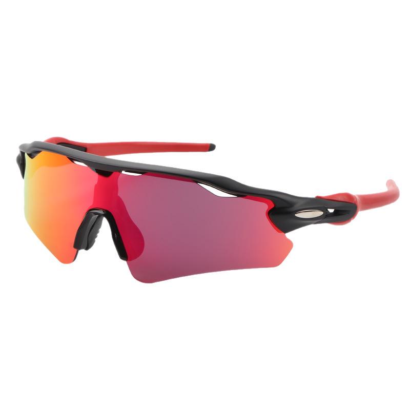 Cross-Border E-commerce TR90 Colorful Cycling Sunglasses for Outdoor Sports, Prescription-Compatible.