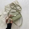 1Pc Textured Underarm Bag Women's Summer  Trendy Fashion Chain Bag Small Square Bag Ins Single Shoulder Crossbody Small Square Bag