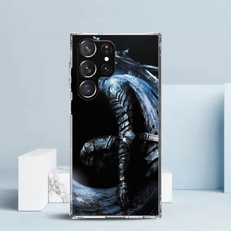 Dark Souls Game Soft Cover for Samsung Galaxy S25 Edge S26 S24 S23 Ultra Phone Case S22 S21 Plus S20 FE Print Pattern Shell Gala