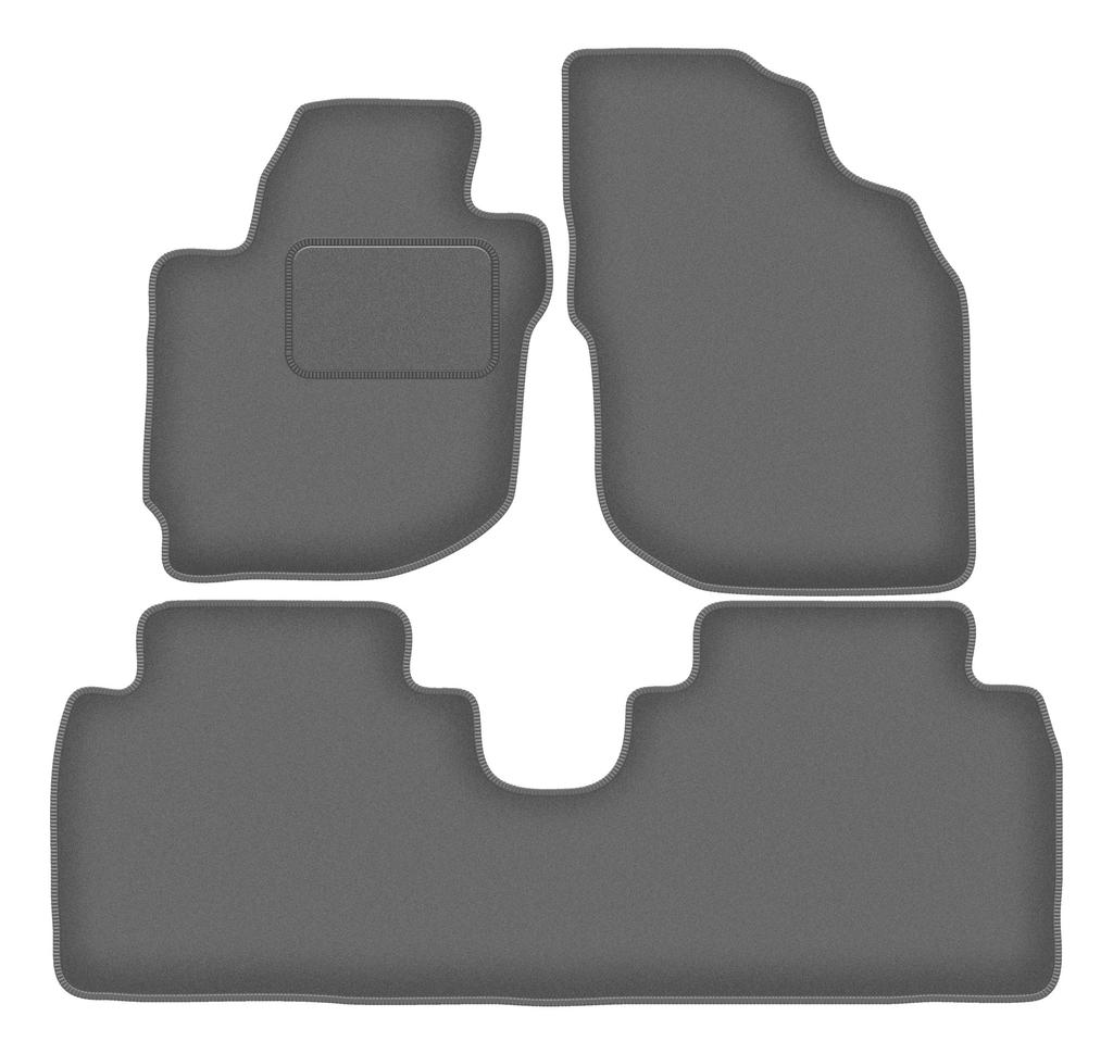 Veloursgraphit-Autofußmatten für: Mazda MPV II LW Minivan (1999-2006)
