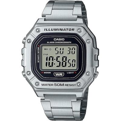 Stainless Steel Strap Men's Quartz Watch W-218HD-1A