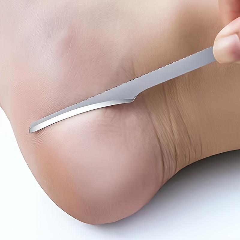 3Pcs Pedicure Tools For Feet Stainless Steel Foot Scrubber Dead Skin Remover Foot Scraper Knife Scraping Manicure Tool