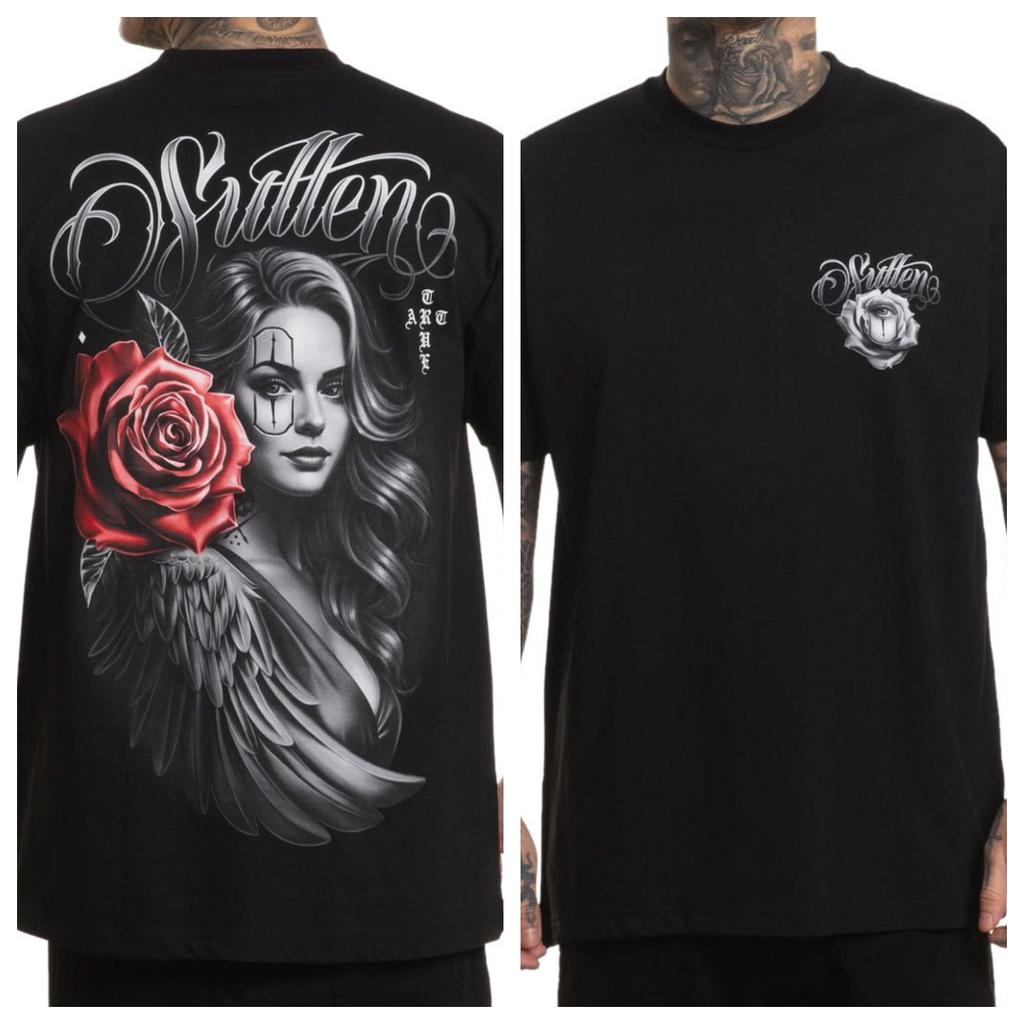 DE LA MUERTE MEX Tattoo Art Style Sommer Freizeit T-Shirt Unisex und Damen Luxusmarke Oberteil
