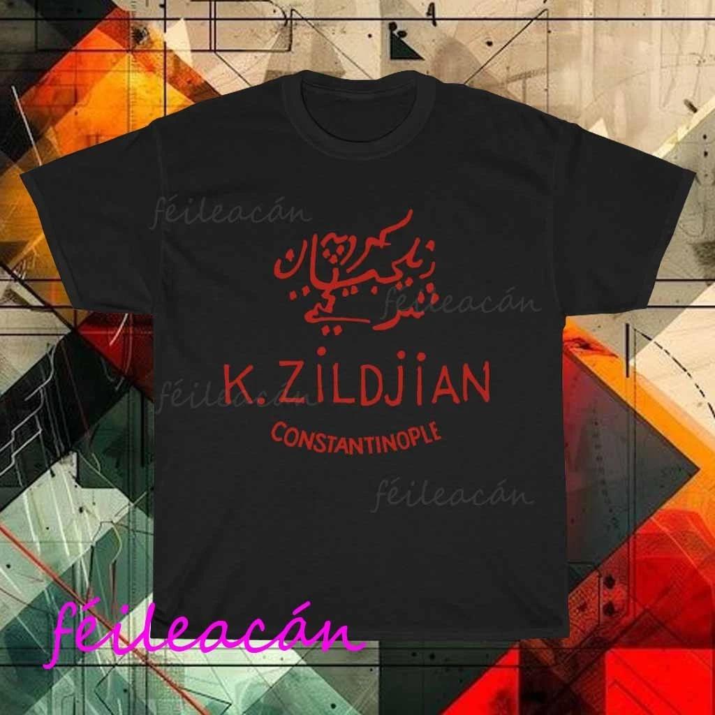 Brand New K Zildjian Constantinople Logo American T-Shirt Funny Size S to 5XL 4XL