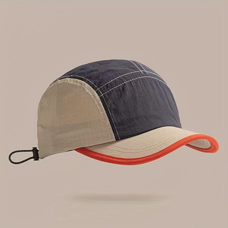 JYL TS DIY Color Block Baseball Cap Casual Hat Cotton