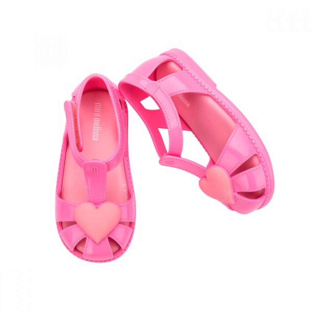 Mini Melissa Soft Scented Jelly Sandals Hip Heart Ballerina Baby Mskcg2tshb11