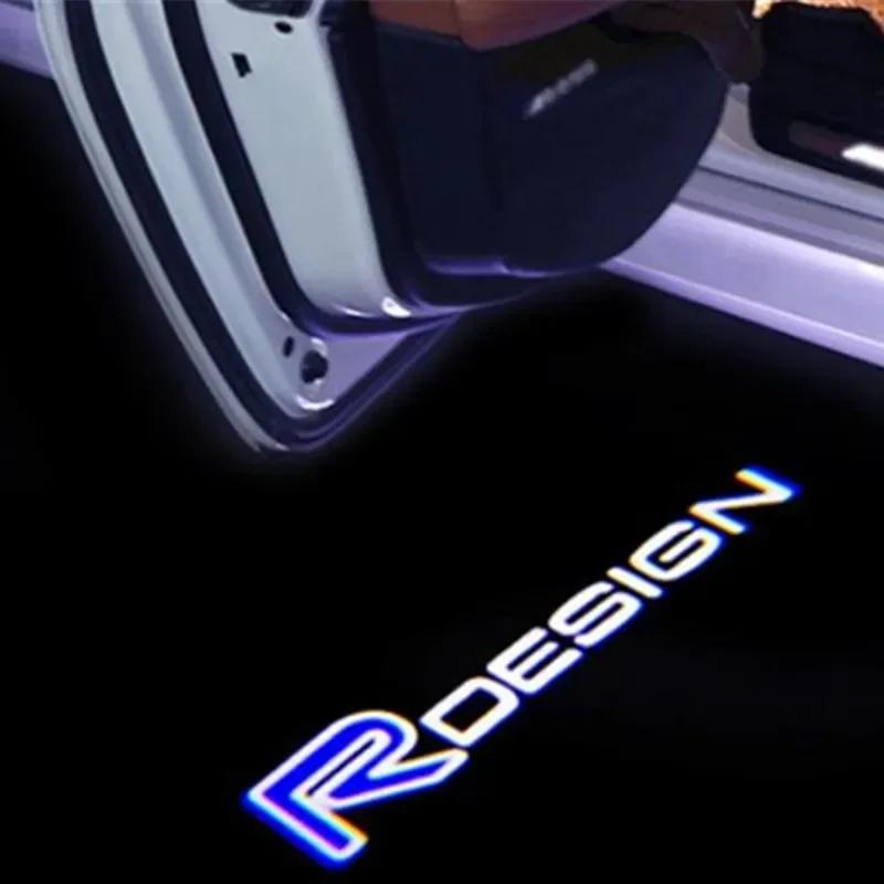 LED Logo Lamp Car Door Welcome Projector Light Courtesy For Volvo S80 V90 S60L V60 V40 XC40 XC60 XC90 POLESTAR 2012-2023 Car Led