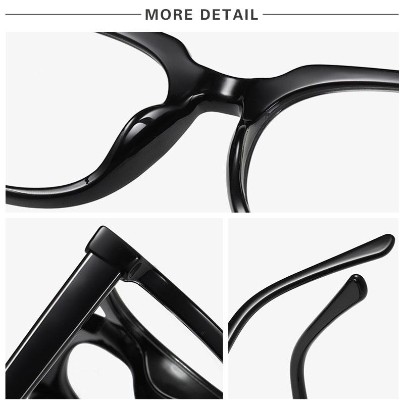 Trend Retro Blue Light Blocking Glasses Ultralight Computer Reading Glasses for Women Men Spring Leg UV400 Protection