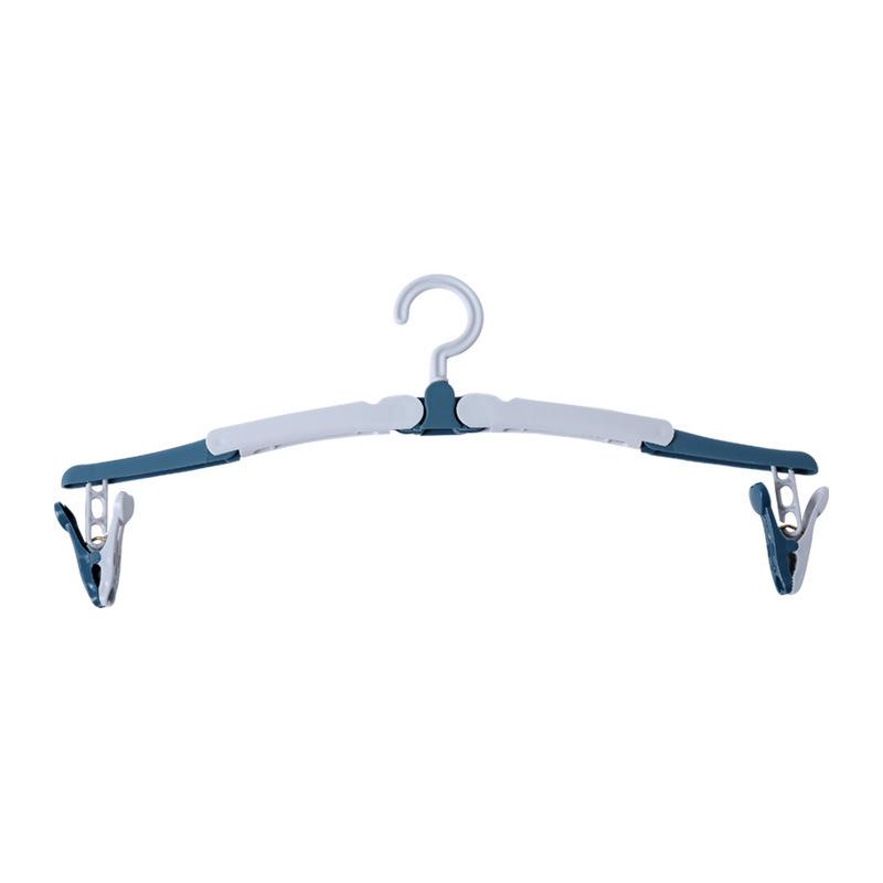 Portable Folding Clothes Hanger: Multi-Use Non-Slip Drying Rack for Travel and Home