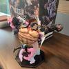 New  Anime Periphery Solon Five Levels Nica Four Levels Bouncing Man Luffy Handmade Desktop Ornament Male Gift Toy