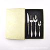 304 Stainless Steel Gourd Handle Western Tableware Hotel Restaurant Steak Knife Fork Dessert Spoon Set