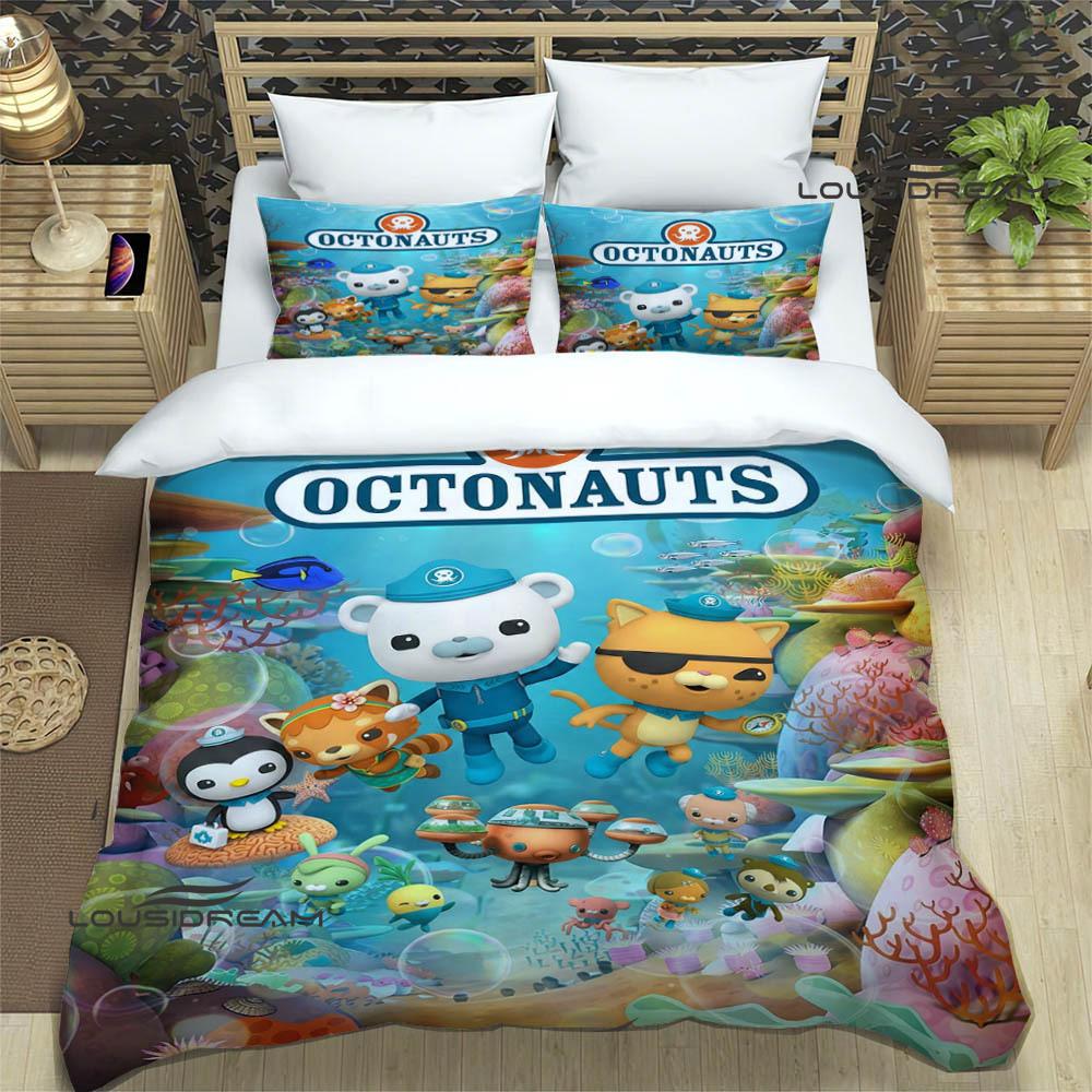 3D The-Octonauts Printed Bedding Sets Exquisite Bed Supplies Set Duvet Cover Comforter Set Bedding Set Luxury Birthday Gift