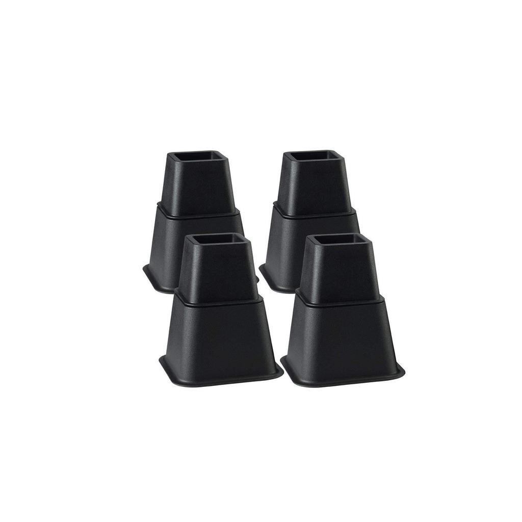 8Pieces Practical Furniture Risers 6Inch Height Adjustable Bed Leg Extenders Convenient for Small Space Daily Use