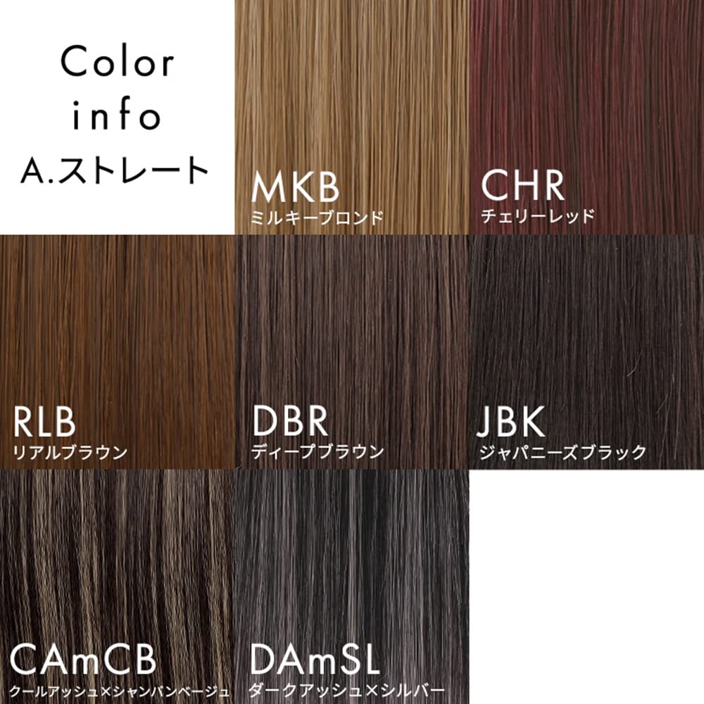 on Nippon TV Wig Ponytail Ring 2type Point Wig Straight Type Milky Blonde [Introduced ZIP!] [AQUADOLL] A. MKB. wgt813-A-MKB