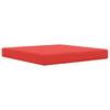 Outdoor Sofa Cushion Red 80 X 80 X 8 Cm Polyester