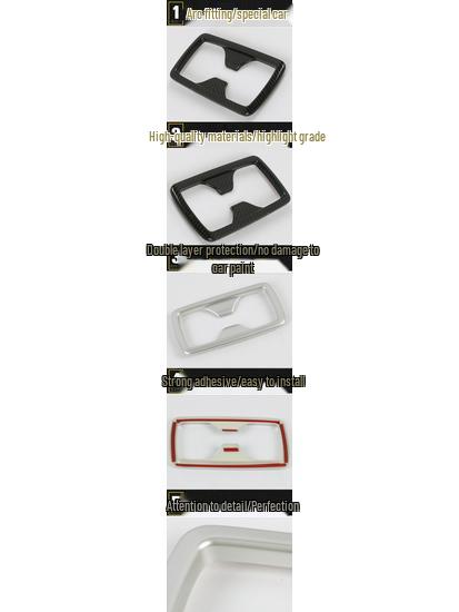 RAV4 Armrest Box Rear Cup Holder Decorative Ring - 2020 Model