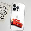 Cars L-Lightning M-McQueen Phone Case Soft Transparent Case For IPhone 17 16 15 14 13 12 11 Pro Max Mini Plus Shockproof Cover