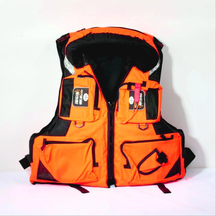 

Жилет для морской рыбалки с высокой плавучестью - Многофункциональный пенный, Портативный, Съемный, для взрослой рыбалки со скал и плавания M (80-120 Jin) оранжевый