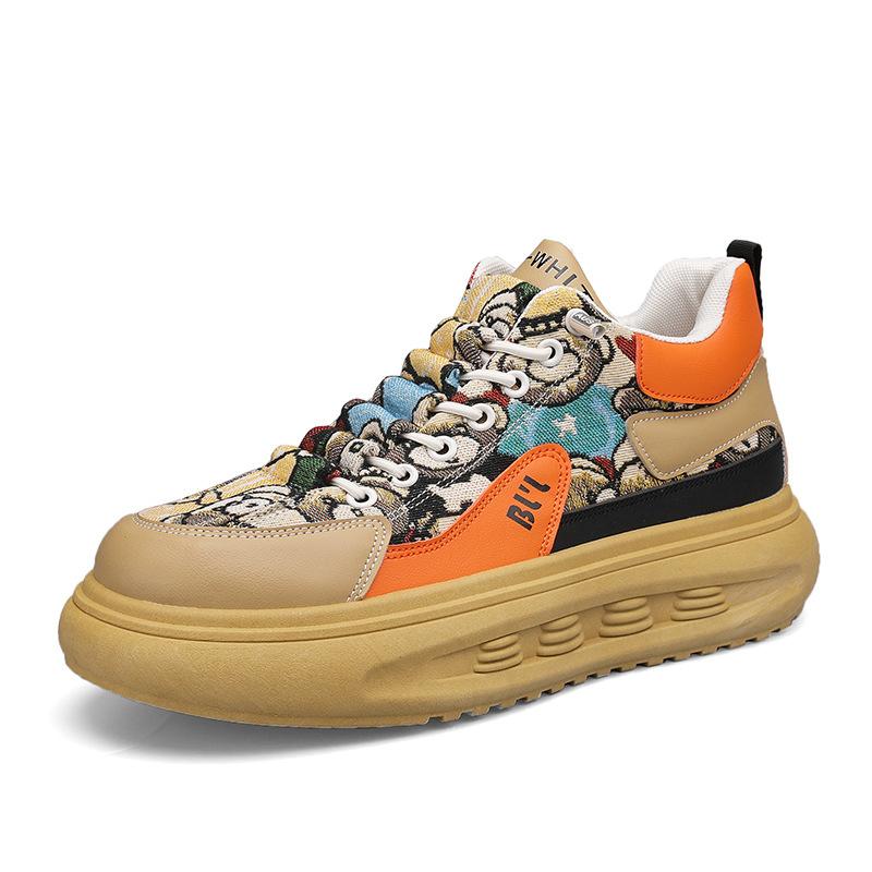 22 New Sports Canvas Shoes, Youth Four-season Casual Dad Shoes, Student Height-increasing Forrest Gump Shoes