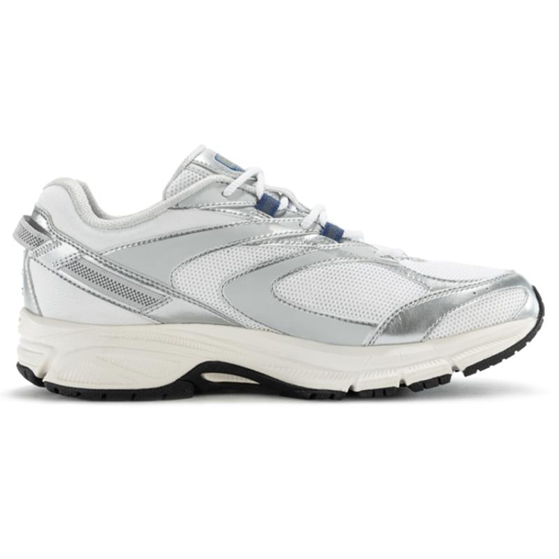 SAUCONY Cohesion 2K Cushioning Anti-Slip Wear-Resistant Breathability Low-Top Casual Running Shoes Unisex White Silver Saucony S79019-2