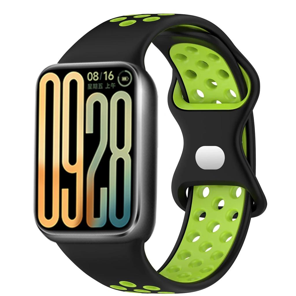 Soft Silicone Strap for Xiaomi Mi Band 8 Pro/9 Pro Sports Breathable Bracelet Wristband for Redmi Watch 6 5 4 Correa Accessorise