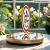 2D Flat Retro Round Aluminum Listing, Multifunctional Decorative Pendant, Suitable for Home Furnishing, Bar Art Decoration, Restaurant, Cafe Wall