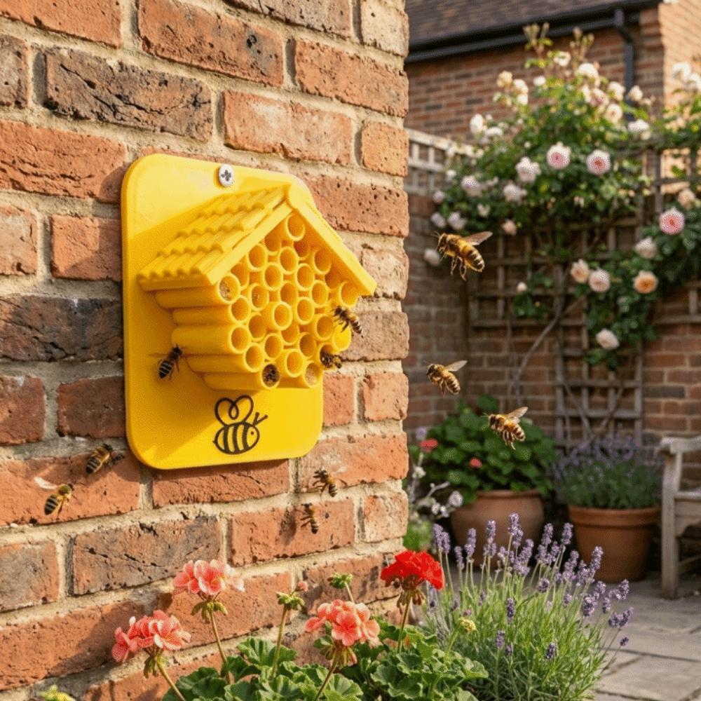 Umweltfreundliches Bienenhotel Sicherer Hafen Bienen Nisthäuser Dekorative Garten Bienenhaus Wildbienen