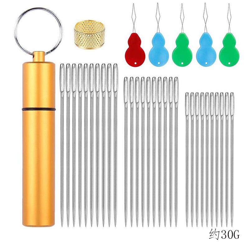 DIY Sewing Package Needles, Blind Set, Side Opening Hole, Fast Breaking, Stainless Steel, Hand Needle Tools, Home Jewelry