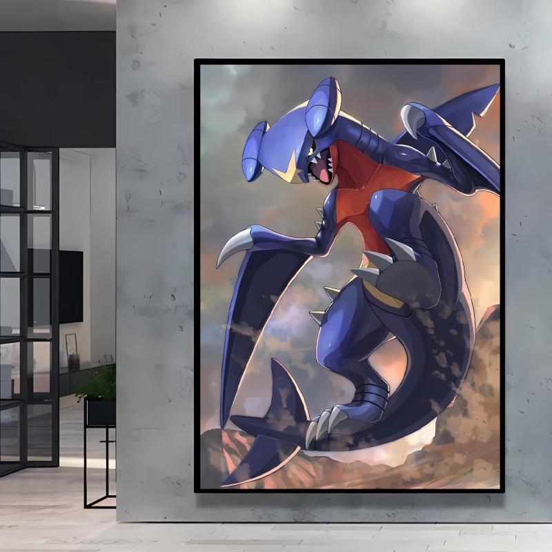 Classic Anime Character Pictures Pokemon Arceus Canvas Painting Wall Art Poster Home Children's Bedroom Decor Friends Gifts