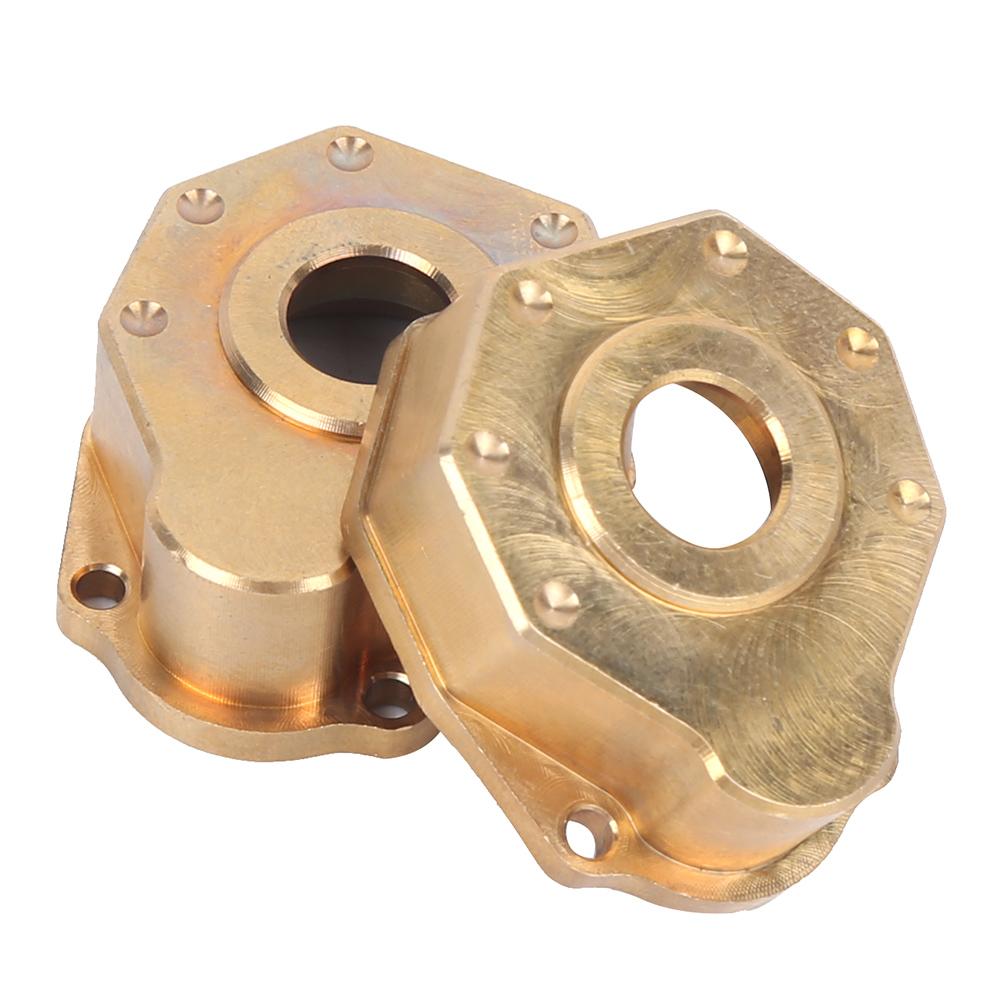 Front Back Portal Axle Universal Axle Case Cover Brass Weight for TRX4 Crawler 1/10 RC Car